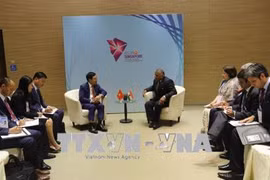 第51届东盟外长会议：越南政府副总理兼外长范平明会见印度、文莱和菲律宾外长