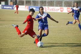 2018年东南亚U16女足锦标赛：越南队大胜