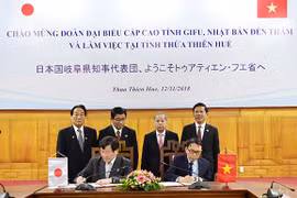 进一步促进越南承天顺化省与日本岐阜县加的强合作关系