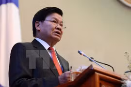 老挝总理通伦访缅 深化两国合作关系