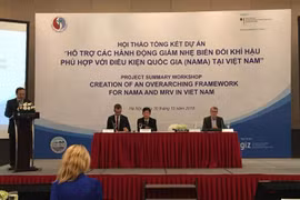 NAMA项目有助于协助越南应对气候变化