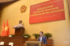 全国干部学习贯彻越共十二届八中全会决议精神培训班圆满结束