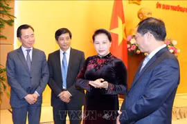 越南国会主席阮氏金银：努力建设政治过硬本领高强的驻外机构首席代表队伍