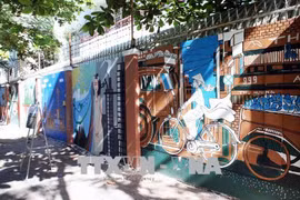 岘港市壁画之路完美竣工