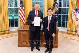 美国总统高度评价越美关系所取得的进展