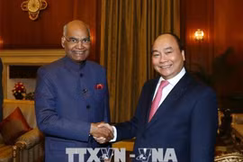 政府总理阮春福会见印度总统考文德