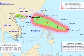 超强台风“山竹”17日将直接影响越南北部沿海各省