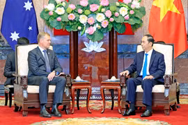 越南国家主席陈大光会见澳大利亚众议院议长托尼•史密斯