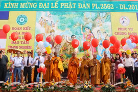 越南各地纷纷举行佛诞节庆祝活动