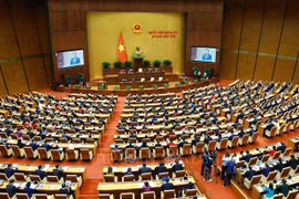 越南第十五届国会第八次会议在河内开幕。图自越通社
