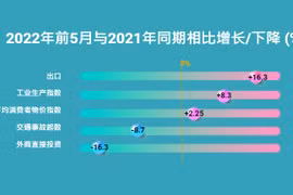 互动图表：2022年前5月越南经济概况