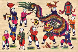 东湖画——越南国家非物质文化遗产