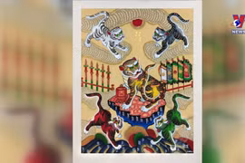 “威武气魄”美术展对外开放 迎接2022壬寅虎年到来 