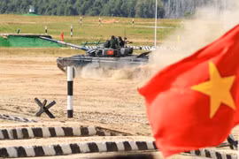 组图：越南坦克队参加2022年国际军事比赛