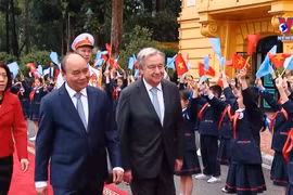 联合国秘书长安东尼奥·古特雷斯对越南进行正式访问