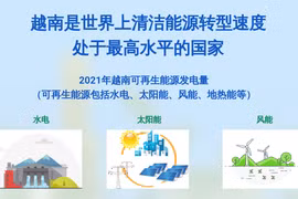 互动图表：越南是世界上清洁能源转型速度处于最高水平的国家