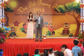 在新加坡举行的中秋节活动