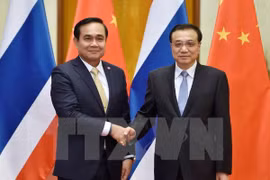中国国务院总理李克强 和泰国总理巴育