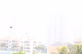 新加坡被烟雾和阴霾笼罩