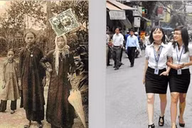 越南妇女从昔日到今日的图片