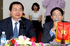 在工作会面上的武辉煌部长