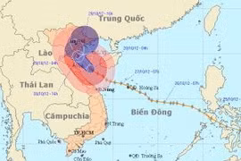 "8号台风"登陆越南东北部和北中部