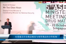 东盟建立打击毒品贩卖与使用毒品的合作机制