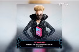 2016年MTV 欧洲音乐奖：越南女歌手冬儿荣获“东南亚最佳艺人奖”