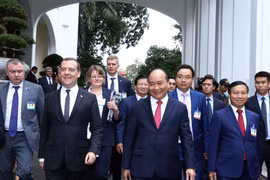 俄罗斯总理梅德韦杰夫访越之旅（组图）