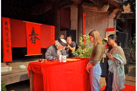 国际游客印象中的越南庙会