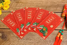 派压岁钱——越南人春节传统习俗