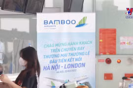 越竹开通越南至英国直达定期商业航班