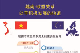 图表新闻：越南—欧盟关系处于积极发展的轨道