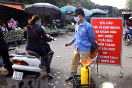 河内将在部分人群聚集的批发市场开展新冠肺炎病毒快速检测