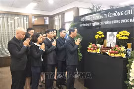 原越共中央总书记黎可漂吊唁仪式在中国香港和昆明举行