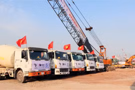 广宁省绿门1号桥建设项目动工兴建