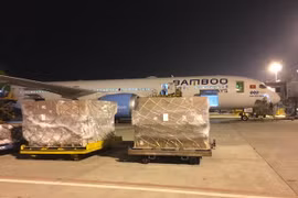 越竹航空免费将赈灾物品运往中部灾区