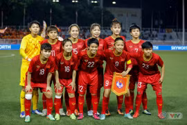 越南女足国家队在东南亚、亚洲和世界排名与上期名次不变