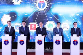 阮春福总理出席远程医疗服务系统启动仪式