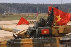 Army Games 2020: 越南夺得坦克两项比赛第二组决赛冠军