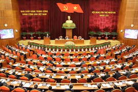 越共第十二届中央委员会第十三次全体会议在河内开幕