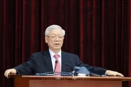 迎接越共十三大：越共十二届中央委员会第十三次全体会议公报（第一号）