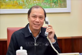 越南外交部副部长阮国勇同澳大利亚外交部代理副部长通电话