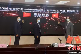 越南与中国（广西）首次举行商品网上交易会