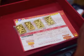 8月5日越南国内黄金价格猛增 接近5900万越盾