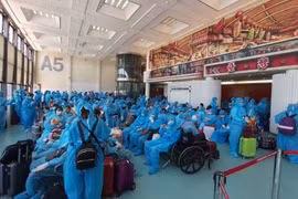 新冠肺炎疫情：把在中国台湾的230名越南公民接回国