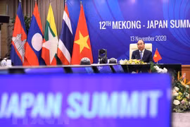ASEAN 2020：第12届湄公河流域国家与日本峰会在河内举行