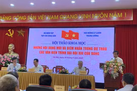 越共十三大文件是民族智慧与渴望的精华