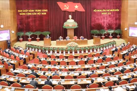 喜迎越共十三大：越共十二届十四中全会第一个工作日