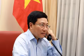 政府副总理兼外长范平明与爱沙尼亚外长通电话